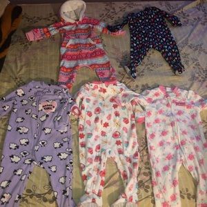 Carters & children’s place 5 sleepers 12M